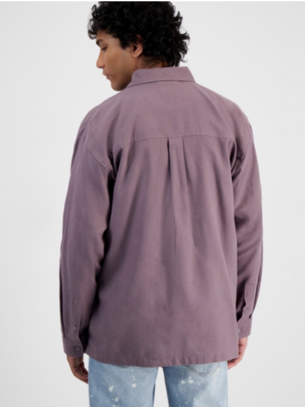 Mode of One Men's Relaxed-Fit Flannel Shirt,SIZE XL NWT - Picture 3 of 3